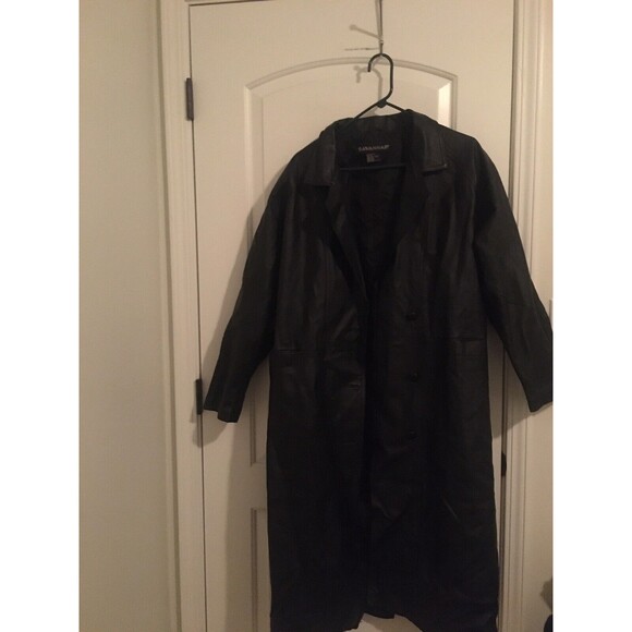 Vintage Savannah Women's Button Front Leather Jacket Size Medium